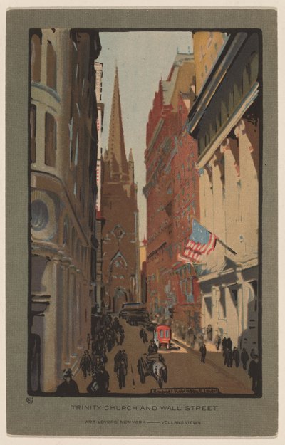 Trinity Church och Wall Street av Rachael Robinson Elmer
