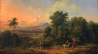 Skogs- och indianhus av Raden Saleh