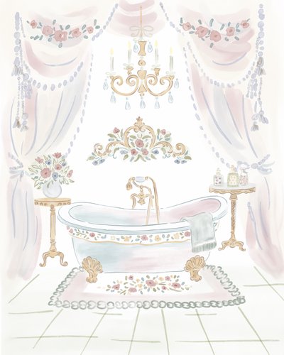 Badrum i shabby chic-stil av Radhika Modi