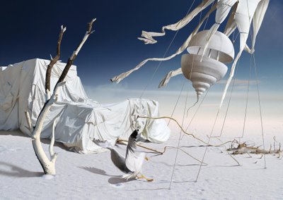 Den surrealistiska Vita öknen av Radoslav Penchev