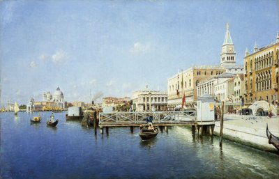 Utsikt över Venedig av Rafael Senet