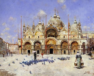 San Marco, Venedig, 1883 av Rafael Senet
