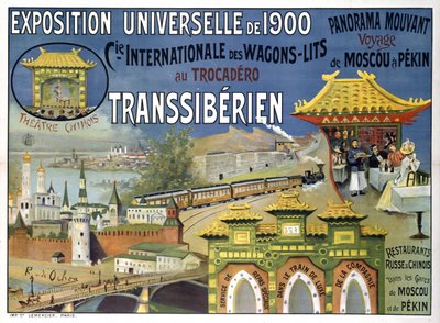 Universell utställning 1900. Compagnie Internationale des Wagons-Lits, 1900. av Rafael de Ochoa y Madrazo