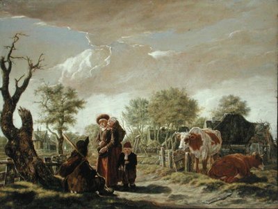 The Traveller (olja på duk) av Rafel Govertsz Camphuysen