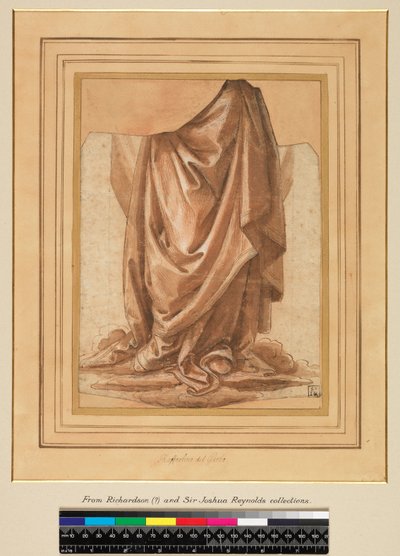 Draperistudie, före 1524 av Raffaellino del Garbo