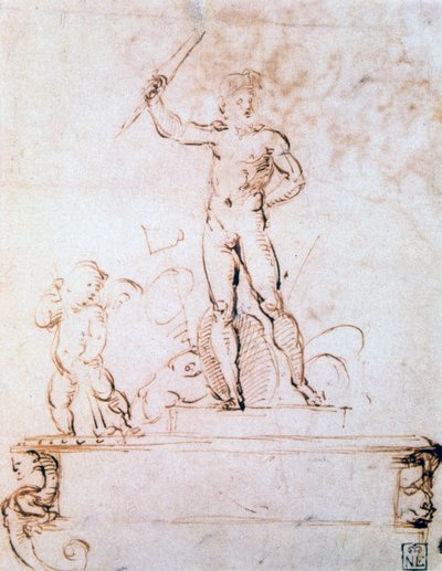 Översiktskomposition för en dekoration av en festival, c1500-1520 av Raffaello Sanzio Raphael