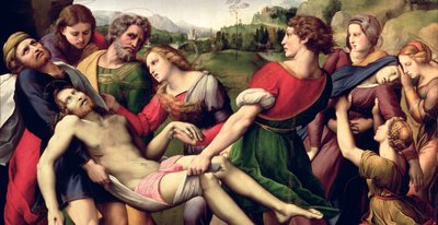 The Deposition, 1507 (uppgift om 62308) av Raffaello Sanzio Raphael