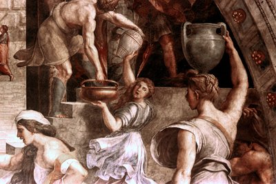 Elden i Borgo-detaljen, 1514 av Raffaello Sanzio Raphael