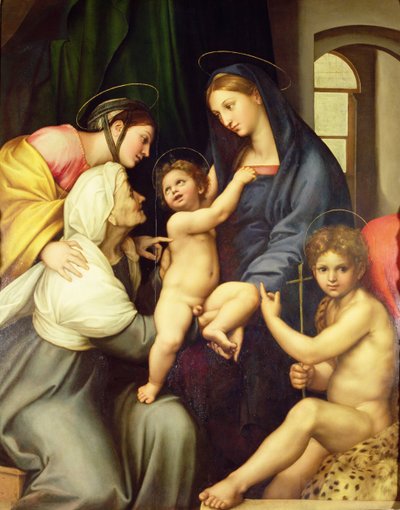 Den heliga familjen av Raffaello Sanzio Raphael