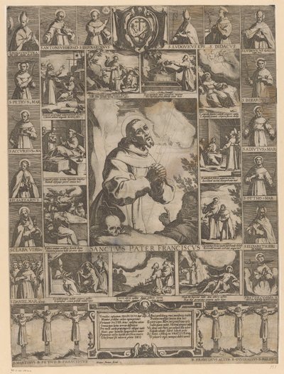 Den helige Franciskus av Assisis liv av Raffaello Schiaminossi (possibly)