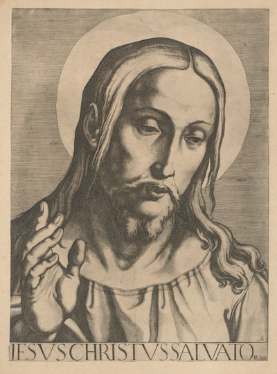 Byst av Kristus av Raffaello Schiaminossi