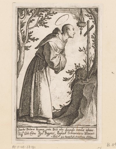 Heilige Didacus van Alcalá av Raffaello Schiaminossi