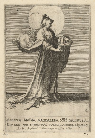 Sankta Maria Magdalena av Raffaello Schiaminossi, after Lucas van Leyden