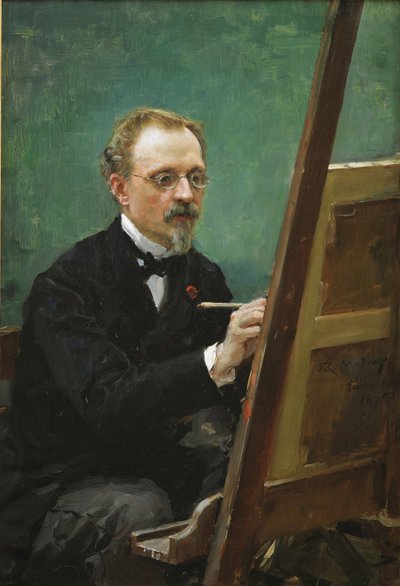 Porträtt av Federico de Madrazo (1815-1894) - Målning av Raimundo de Madrazo y Garreta (1841-1920) av Raimundo de Madrazo y Garreta