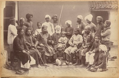 Mowhri Rahman Alli Khans familj, Rewa (framsida, nedtill) av Raja Deen Dayal