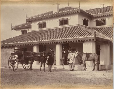 Herr MacNull, Jhansi (verso) av Raja Deen Dayal