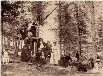 Picknicksällskap, Mashobra av Raja Deen Dayal