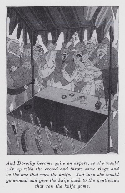 Illustration för "But Gentlemen Marry Brunettes" av Anita Loos (litho) av Ralph Barton