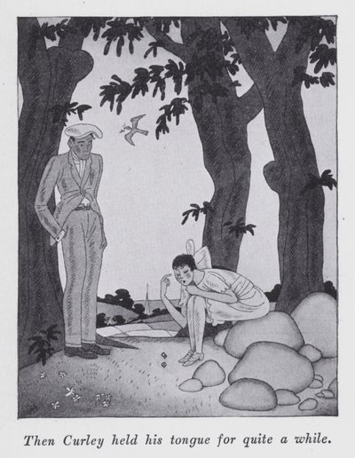 Illustration till "But Gentlemen Marry Brunettes" av Anita Loos (litografi) av Ralph Barton