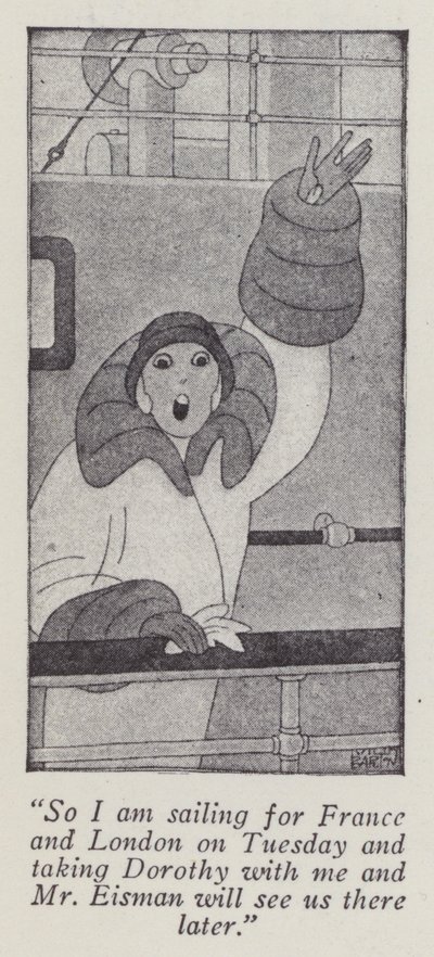 Illustration för Gentlemen Prefer Blondes av Anita Loos (litho) av Ralph Barton
