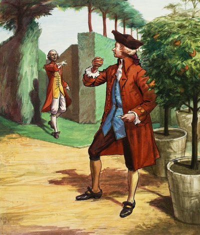 Mozart äter en apelsin. av Ralph Bruce