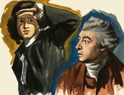 Sir Joshua Reynolds och Thomas Gainsborough av Ralph Bruce
