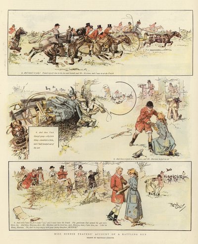 Miss Minnie Travers berättelse om en skramlande löprunda av Ralph Cleaver