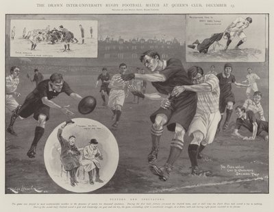 Drawn Inter-University Rugby Football Match på Queen