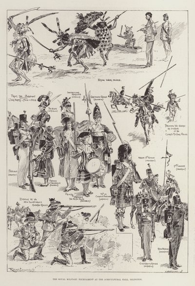 Royal Military Tournament på Agricultural Hall, Islington av Ralph Cleaver