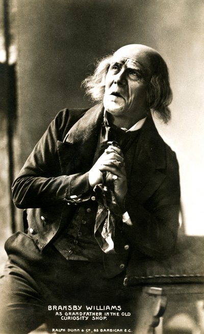 Bransby Williams 1870-1961, brittisk skådespelare, tidigt 1900-tal. av Ralph Dunn and Co.