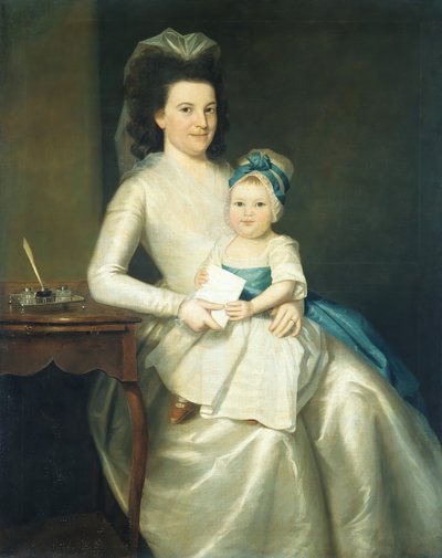 Lady Williams och barn, 1783. av Ralph Earl