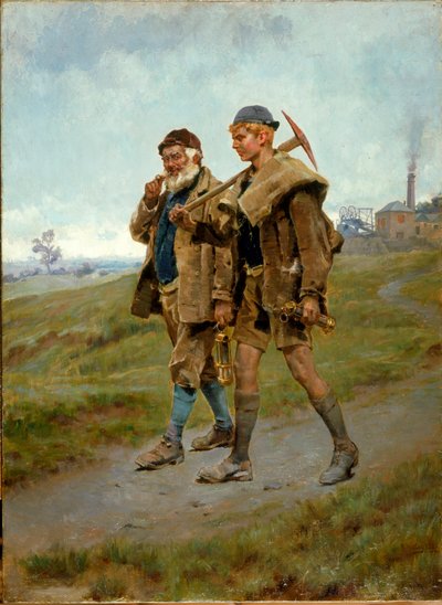 Går hem, 1888 av Ralph Hedley