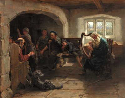 Lay of the Last Minstrel, 1890 av Ralph Hedley