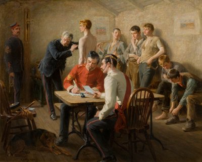 Passing the Doctor, 1896 av Ralph Hedley