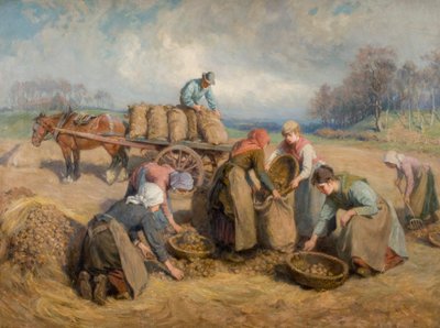 Potatissamlare, Northumberland, 1903 av Ralph Hedley