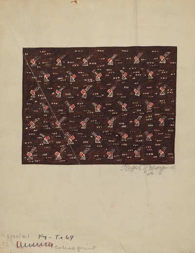 Calico tryck av Ralph N. Morgan