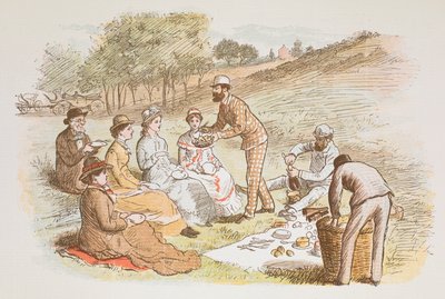 En picknick. av Randolph Caldecott