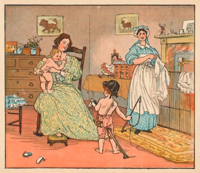 Hejdå, Baby Bunting, 1882. av Randolph Caldecott