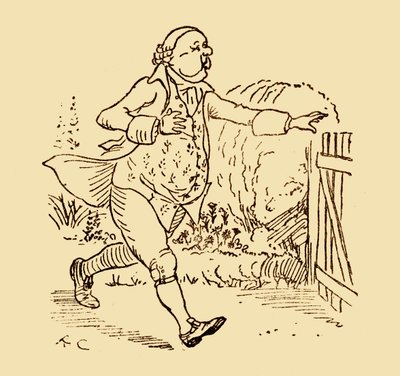 John Gilpins vän, 1878, c1918. av Randolph Caldecott