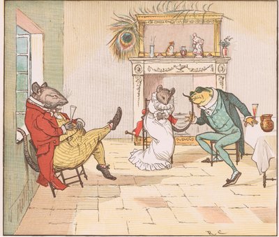 Be, herr groda, vill du ge oss en sång av Randolph Caldecott
