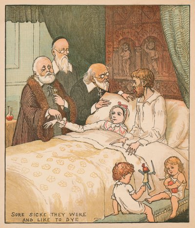 Sore Sicke They Were and Like To Dye, c1878. av Randolph Caldecott