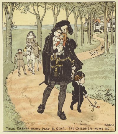 Babes i skogen av Randolph Caldecott