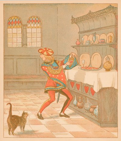 The Knove of Hearts, han stal de där tårtorna 1880. av Randolph Caldecott