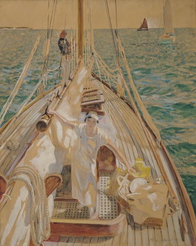 Vägankare (olja på duk) av Raoul Du Gardier