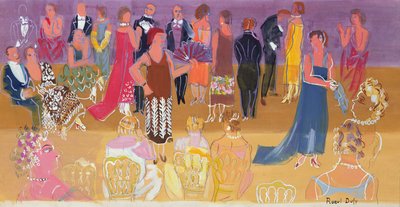 En mottagning på Hamnamiralens högkvarter av Raoul Dufy