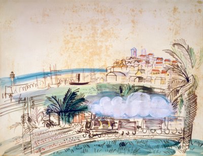 Antibes, Järnvägen av Raoul Dufy