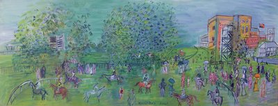 Ascot, ca 1930 (olja på duk) av Raoul Dufy