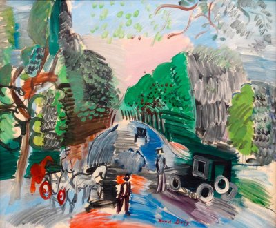 Vid Bois de Boulogne av Raoul Dufy