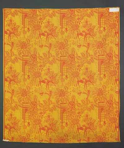 Tyg med design i jugendstil (textil) av Raoul Dufy