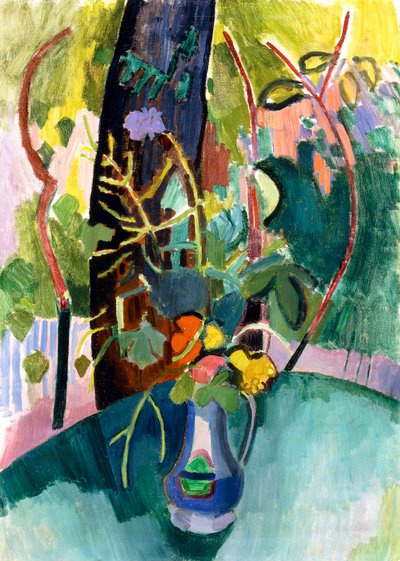 Blommor i en vas av Raoul Dufy